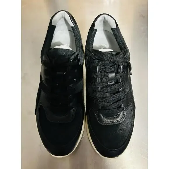 Everlane Black Suede Trainer Sneakers, SZ 7, $128 Retai, New without Box - Picture 2 of 5